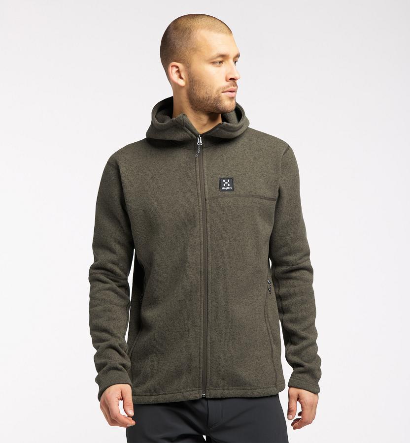 Haglöfs Mens Swook Fleece Navy New Zealand 18267KULF